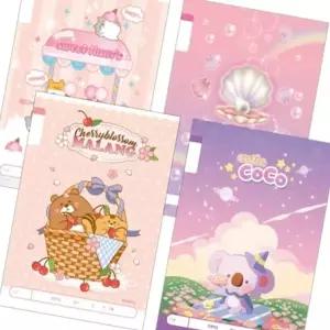 초등1-2학년 무제노트 여 10P 랜덤 문구 신학기준비물 필기연습 (KYR...