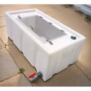 대용량 활어통 자동차 플립 낚시통 365L 물고기양동이