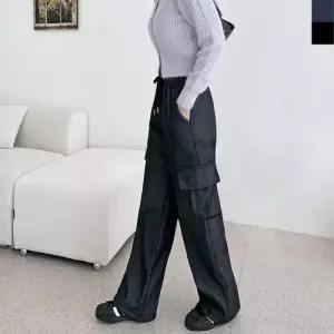 블레오 여자 겨울 기모 카고 데님 스트링 팬츠 DM2512161430