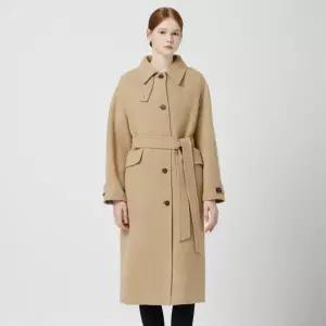 [롯데백화점]씨씨콜렉트 벨티드 헤링본 핸드메이드 맥코트 C254MSG357