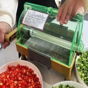 부추 절단기 야채 고추 커팅기 슬라이서 채칼 탕파기 절삭기 다지기