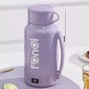 Mortal Wife 휴대용 무선 전기 포트 텀플러형 주전자 1L 보온 단열 온수 여행용