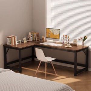 데스크 1인용 조립식 기역자책상 기역자 책상 화이트 코너책상 L형 코너