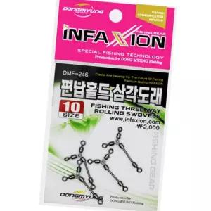 (올핀)삼각도래 12호 편납홀드 낚시채비 목줄꼬임방지 소품