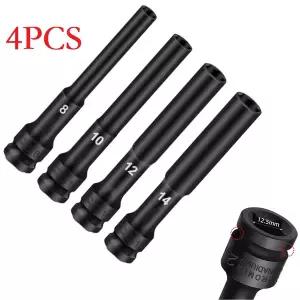 복스알세트 복스알 롱복스 1/2 드라이브 소켓 렌치 육각 헤드 8-14mm 타이어 제거 도구 어댑터 스패너 컨버