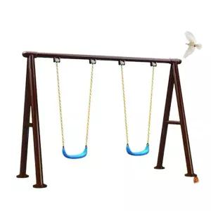 야외 2인용 펜션 실외 놀이터 공원 철제 그네