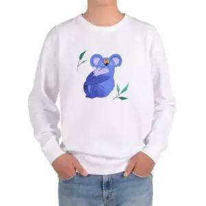 기모맨투맨 코알라 KOALA 유칼립투스 코알라인형 그래픽티셔츠