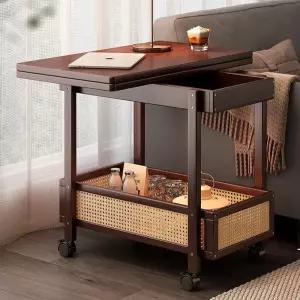 접이식 확장 테이블 원룸 탁자 이동식 원형 6인 폴딩 확장형