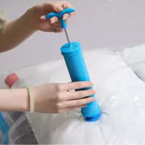 [PK] 여행용 속옷 양말 여벌 옷 의류 진공 압축팩_배기펌프