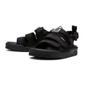 뉴발란스 스트라이프 캐주얼 로고 샌들 블랙 SD3205EBB