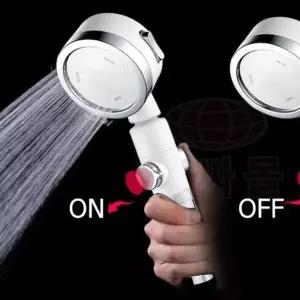 [NS홈쇼핑]모텔 수압상승 미용실 욕실 사우나 필터 샤워기 온오프 청소 가정 헤드 샤워 필터 베란다..