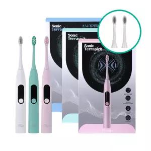 [치과공식납품] 음파 전동칫솔 저자극 미세진동 잇몸케어 관리 소닉테라픽 닥터대니 리필모 2개 포함