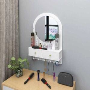 문걸이 수납 화장대 옷장 108cm 도어 철제 수납장 진열 거실 대용량 감성