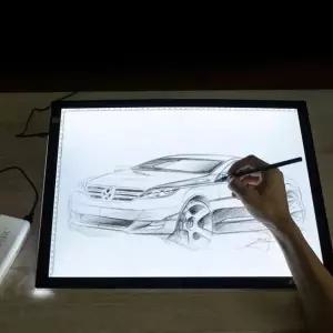 드로잉보드 웹툰드로잉 패드 연필 LED라이트