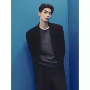 8seconds 울 블랜디드 오버핏 재킷 블랙