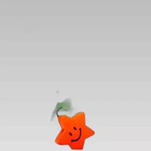 웃는 별모양 나무비즈 대용량 500g 조각나무 우드구슬