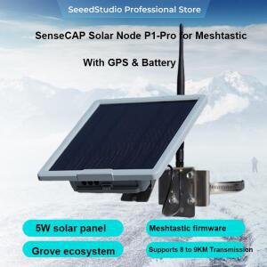 XIAO L76K GPS 모듈 및 배터리, Grove 인터페이스를 갖춘 Meshtastic용 Seeed Studio SenseCAP Solar Node