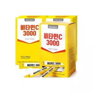 비타민C 3000 총 300포10개월분 3.1g x100포x 3Box +KF94 x2매 먹기 좋은 레몬향 한정 2249483 J
