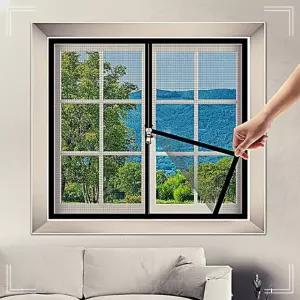 창문방충망 창문모기장 여닫이 지퍼 가정용 간편설치 학교 지퍼망사 TWE6D06F08