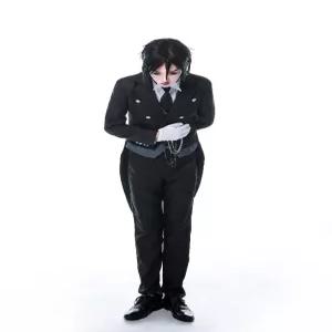 세바스찬 턱시도 수트 세트 집사 미카엘리스 코스프레