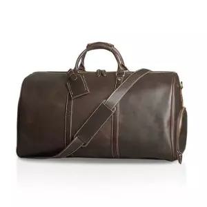 [선물증정] 힐링그래스 헌터 소가죽 보스턴백 스포츠 가방 다크브라운 HGSG0184DB