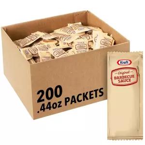 크래프트 오리지널 BBQ 소스 싱글 서브 패킷(0.44온스 패킷 204팩)