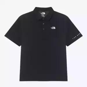 노스페이스 thenorthface NT7PR02J 화이트라벨 스틴슨 반팔 폴로BLACK