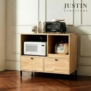 [저스틴퍼니처]포레노 러버우드 원목 광파 렌지대(1000)