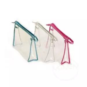 ( )비닐가방 사각파우치 혼합 5개 방수파우치 비치백 PVC파우치 투명사각파우치 문구파우치