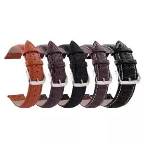 라운드 소가죽 악어패턴 스티치 시계밴드 택1-WFIBNHP