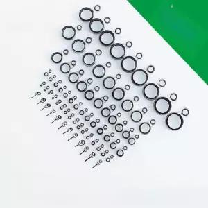 낚시대 가이드링 내경 와이어 원투 낚싯대용 수리부품세트