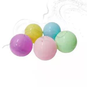 뽑기볼 캡슐 단색 원형 추첨 빈캡슐 파스텔 컬러 이벤트 게임용 플라스틱 둥근 속이빈 투명 광택