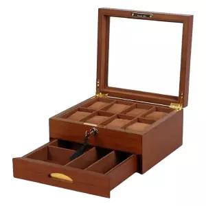 10구원목시계보관함 정리함 시계함 와인더 수납 디스플레이 액세서리 쇼케이스