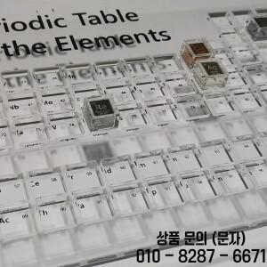 아크릴 상자 10mm 큐브 컨테이너 원소 주기율표 데스크탑 장식 컬렉션
