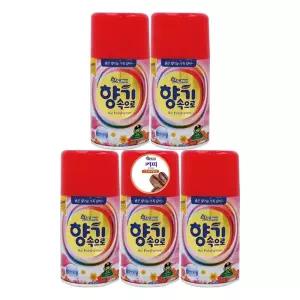 산도깨비 향기속으로 290mlX5개 커피향 자동 분사기 실내 리필 방향제