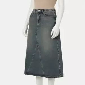 미쏘 기모 데님 롱 스커트_MIWWHFV13J 582731
