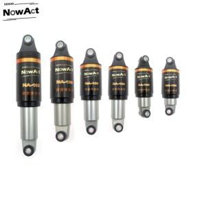 NOWACT 후방 전방 쇼바 충격 120 125 150 165 190MM 오일 MTB 자전거 업소버 서스펜션 M365 KUGOO 스쿠터 산악 자전거용