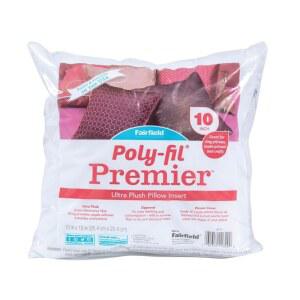 페어필드 폴리필 프리미어 장식용 플러시 10인치 삽입 데코용 10인치 울트라 베개 여행용