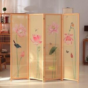 제사용 인테리어 미니 병풍 4폭 가림막