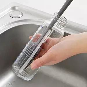 고품질 실리콘 젖병 세척 브러쉬 텀블러수세미 텀블러세척솔 텀블러세척 맥주잔수세미 맥주잔세척 WFIEU87