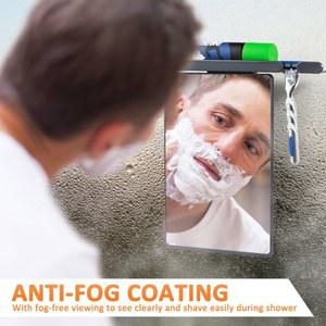 면도경 화장실 욕실 아크릴 면도 흡착식 화장 거울 벽 여성 남성 샤워 면도기 휴대용 거치대 여행용