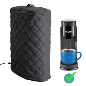 Kozie 프리미엄 먼지 커버 - k-express 싱글 서브 k-컵 포드 커피 메이커 3겹 핸드메이드 헤비 프로텍티브 머신 기기( )와 호환됩니다