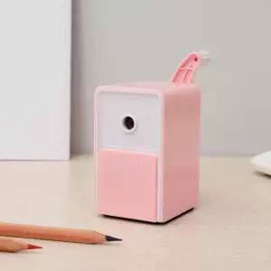 사각연필깎이 파스텔 미니 탁상용 감성 문구용품깍이 학생이 휴대용이 수동이 용이 어린이선물 달란트시장