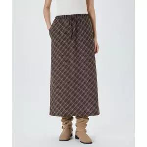 미쏘 MIXXO 체크 A라인 롱 스커트_MIWWHF914C MIWWHF914C 625643