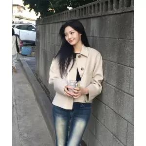 미쏘 MIXXO 핸드메이드 스탠카라 자켓_MIWJKFV4PG MIWJKFV4PG 625682