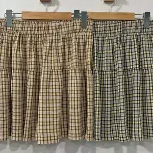 치마반바지 체크 306P484S 캐주얼 빅사이즈 WD46857