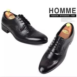 수제화 편한 면접 더비 신사화 정장 멋진 통굽-WFIN0QY