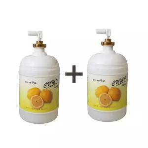 화장실 방향제 자동분사기 쿠모 리필 거실 레몬 2개