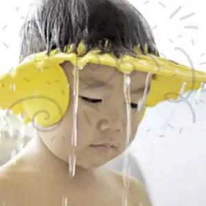 어린이 목욕 물 차단 귀 보호 머리 감기 편리 조절 가능 샤워 용품 아기 목욕