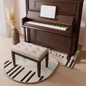 피아노 방음 매트 70x160cm 스툴 소음 장미 저감